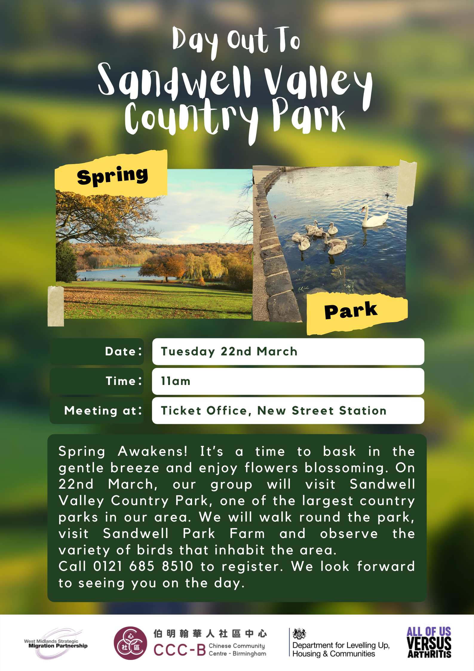 Day Out To  Sandwell Valley Country Park