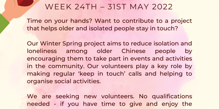 Volunteer Recruitment – 志願者招募週